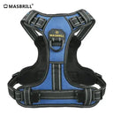 Masbrill Reflective Nylon Dog Harness Adjustable Vest