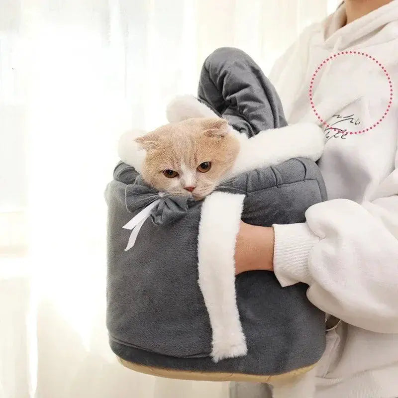 Winter Warm Pet Carrier Backpack For Small Dogs Cats Snug