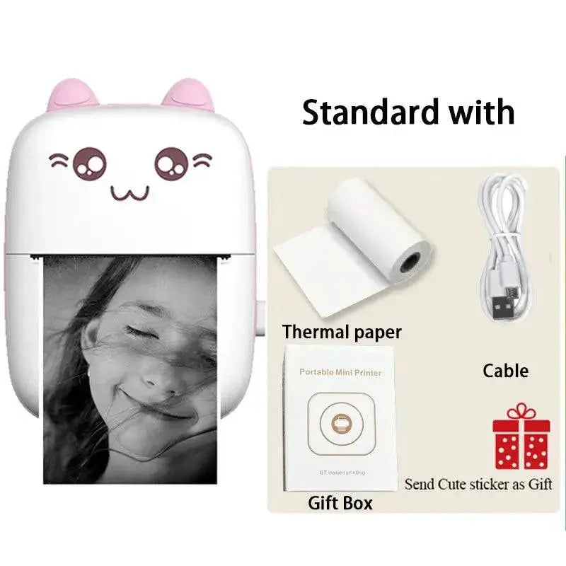 Portable Bluetooth Thermal Printer For Labels And Photos DIY