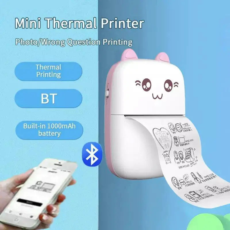 Portable Bluetooth Thermal Printer For Labels And Photos DIY