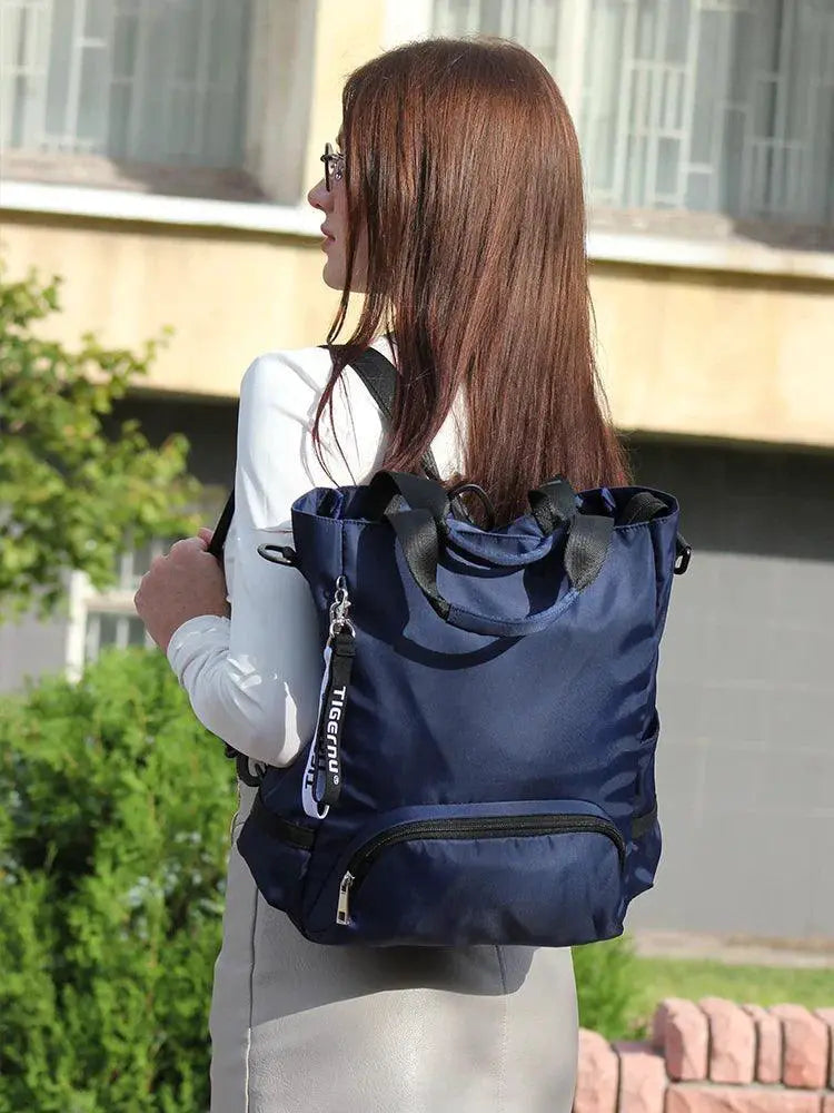 Versatile Three In One Womens Backpack Tote Shoulder Bag
