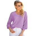 2024 Women Knit Pullover Arm Patchwork Cutout Knitwear