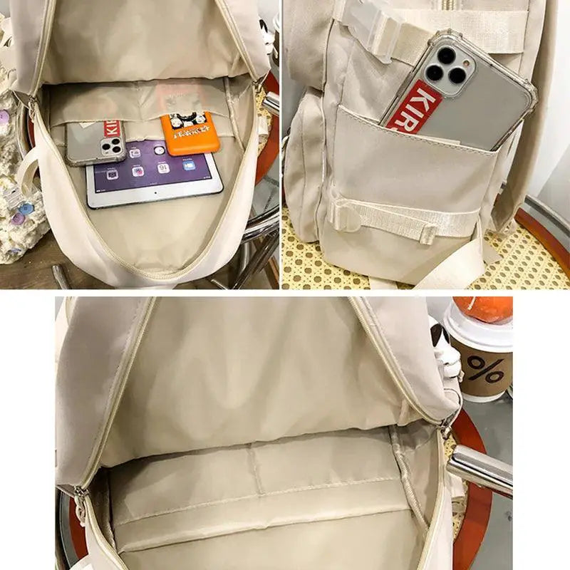 Trendy Kawaii Laptop Backpack For Students Stylish Rucksack