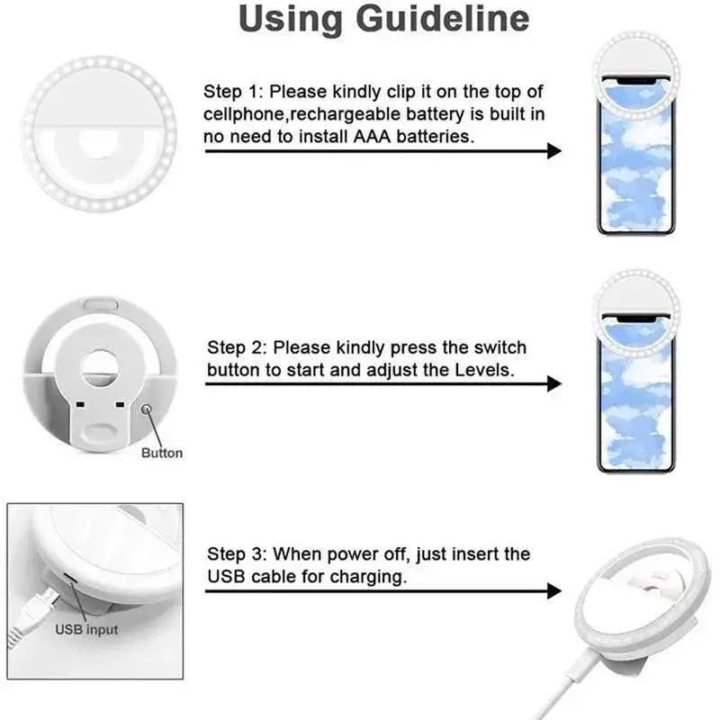 Ultimate LED Selfie Ring Light For Perfect Selfies