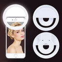 Ultimate Selfie Light Ring with USB Charger for Smartphones