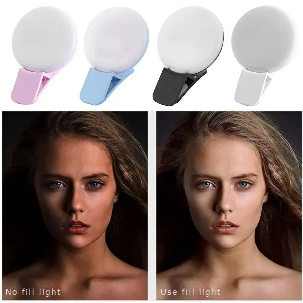 Compact Rechargeable Selfie Ring Light For Perfect Photos