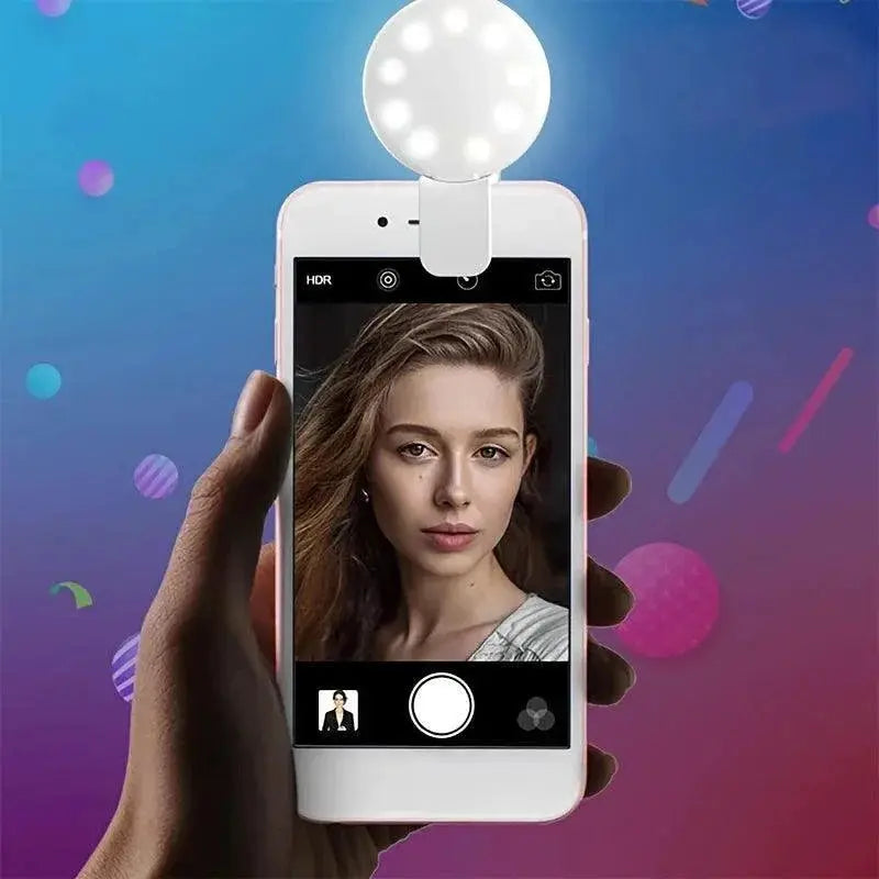Compact Rechargeable Selfie Ring Light For Perfect Photos