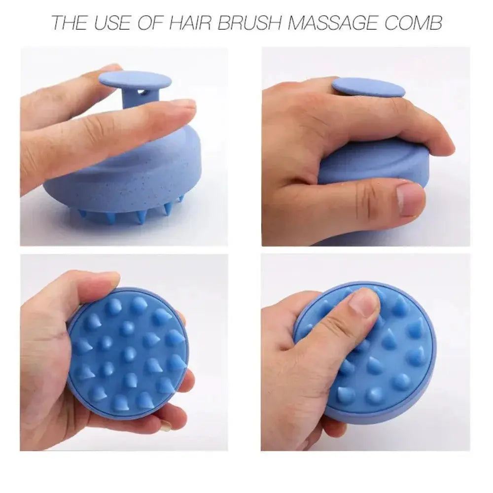 Silicone Scalp Brush Massage Tool For Relaxing Hair Care