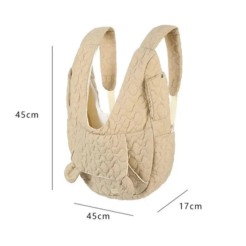 Winter Chest Pet Carrier Stylish And Spacious Travel Bag