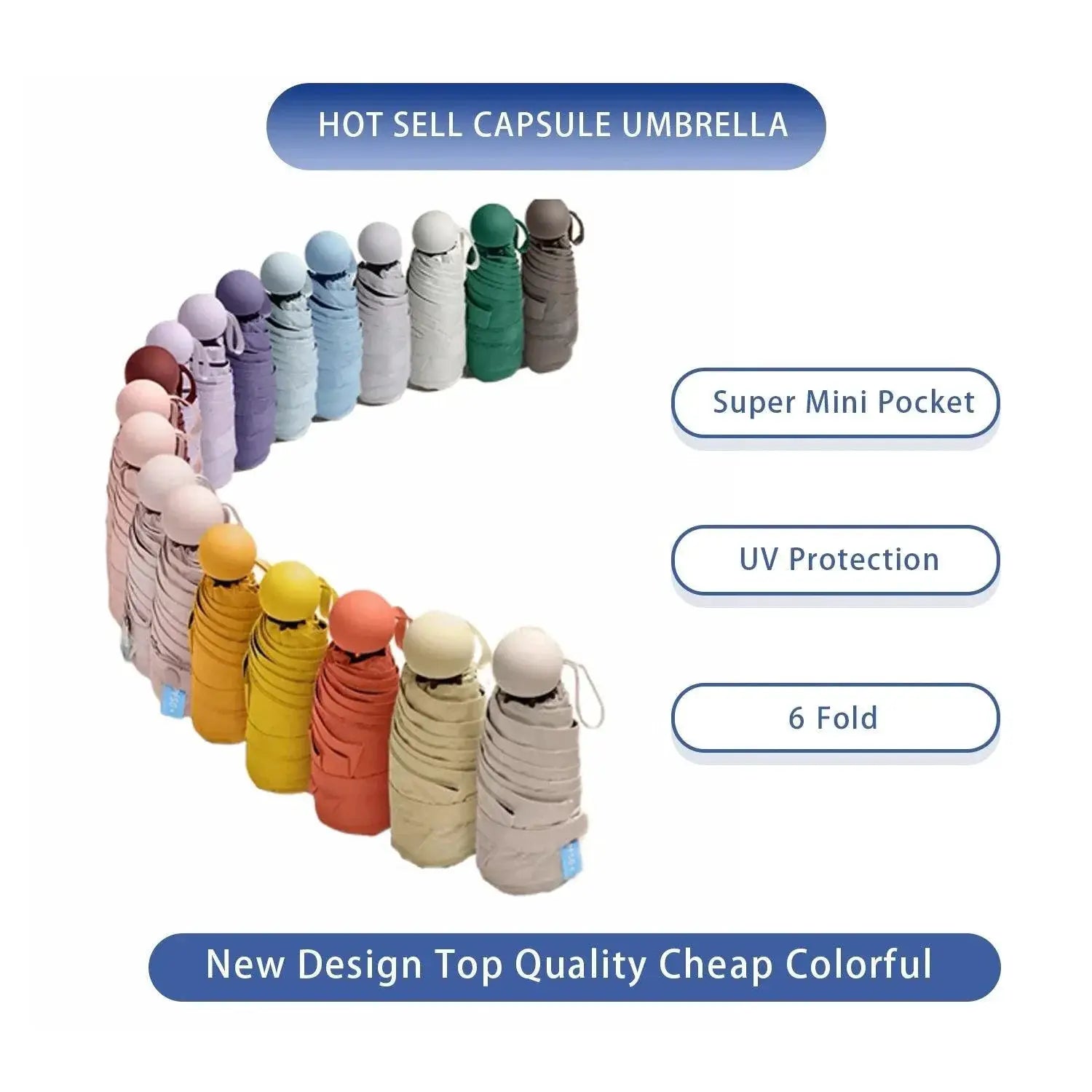 Lightweight Automatic Folding Travel Umbrella Reliable Shield