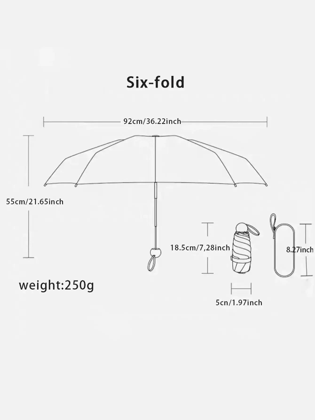 Lightweight Automatic Folding Travel Umbrella Reliable Shield