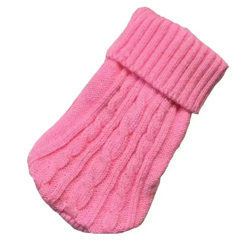 Knitted Dog Sweater Cozy Winter Fashion for Small Breeds
