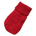 Cozy Knitted Dog Sweater for Tiny Breeds