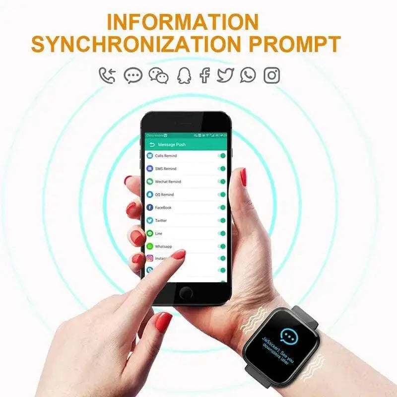 Health Tracker Smartwatch Connect And Achieve Your Goals