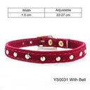 Cat Collar With Bell Safety Breakaway Design For Pets