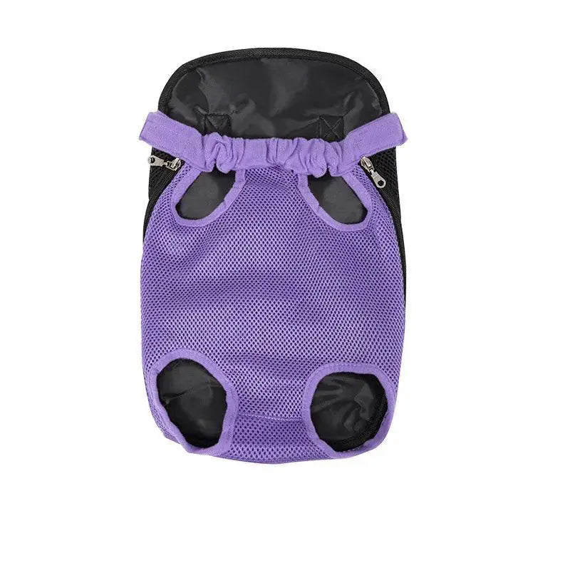 Breathable Dog Carrier Backpack Outdoors – ROSE RED / L product view 11