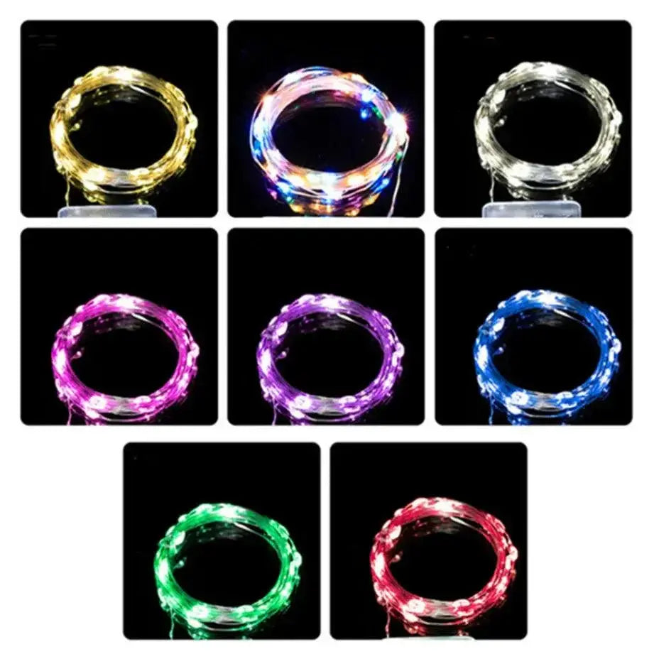 Enchanting Copper Wire LED String Lights for Holiday Decor