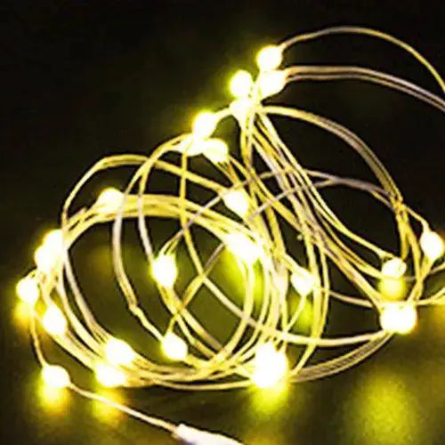 Enchanting Copper Wire LED String Lights for Holiday Decor