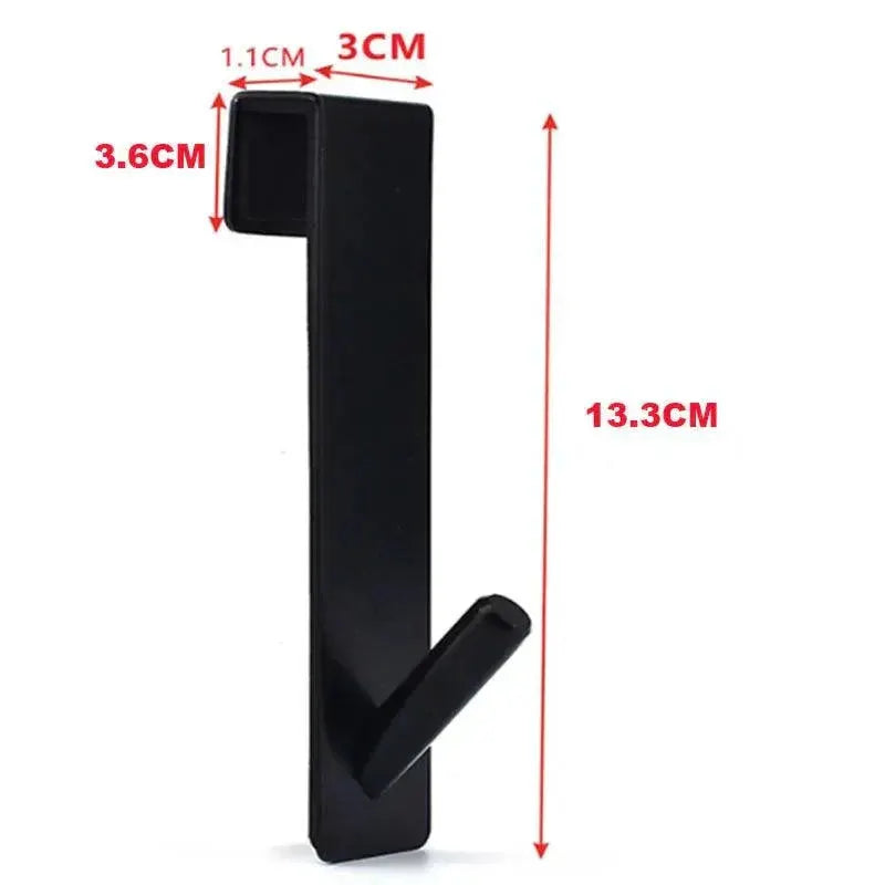 Stainless Steel Over Door Towel Rack Bathroom Storage Hooks