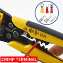 Adjustable Wire Stripper Crimping Pliers Versatile Hand Tool