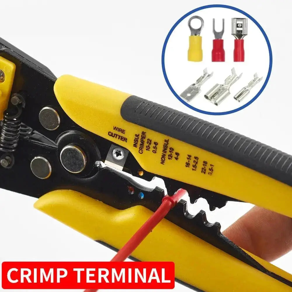 Adjustable Wire Stripper Crimping Pliers Versatile Hand Tool