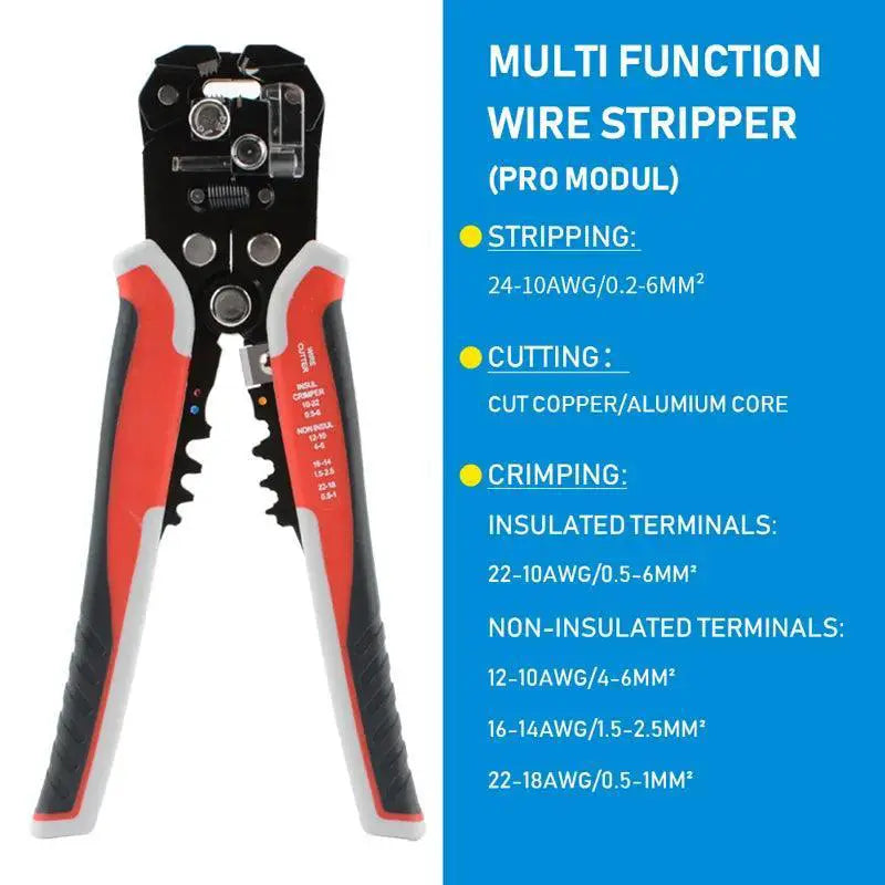 Adjustable Wire Stripper Crimping Pliers Versatile Hand Tool