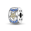 Daisy Sterling Silver Clip Charms With CZ Detailing