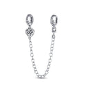 Daisy Sterling Silver Clip Charms With CZ Detailing