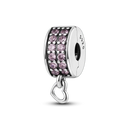 Daisy Sterling Silver Clip Charms With CZ Detailing