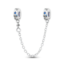 Daisy Sterling Silver Clip Charms With CZ Detailing