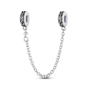 Daisy Sterling Silver Clip Charms With CZ Detailing