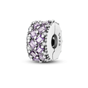 Daisy Sterling Silver Clip Charms With CZ Detailing