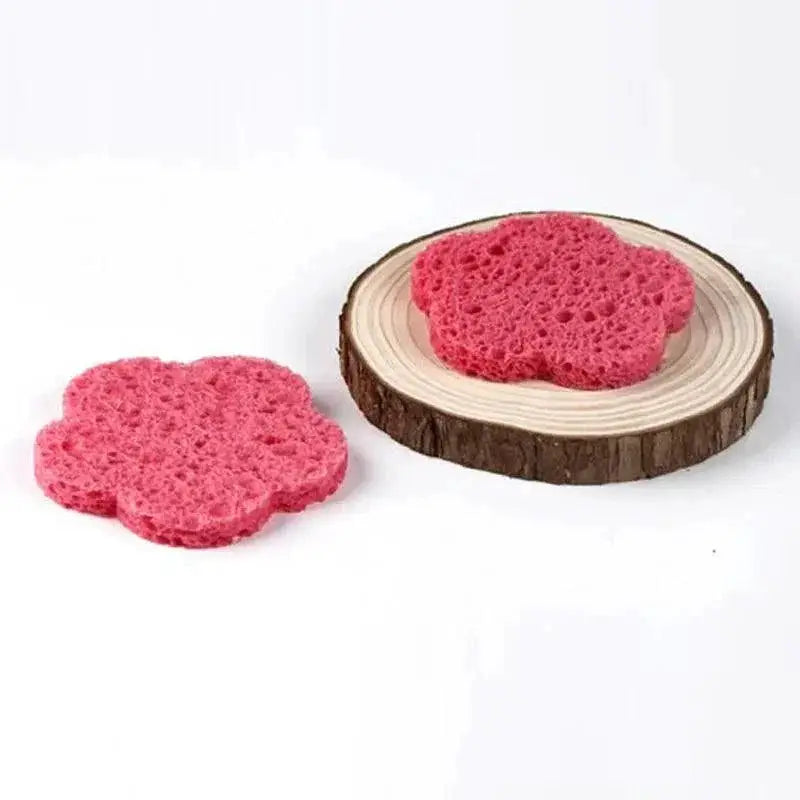 Eco Friendly Biodegradable Face Cleaning Sponge Pads