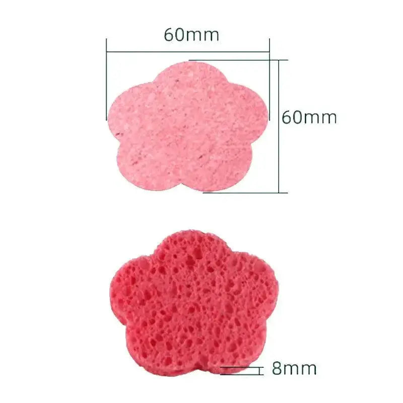 Eco Friendly Biodegradable Face Cleaning Sponge Pads