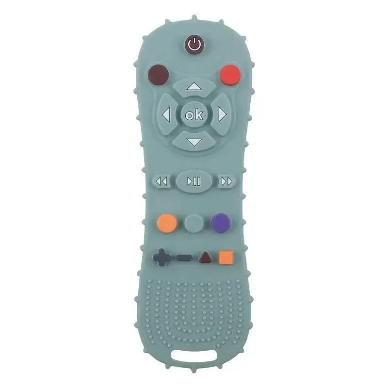 Baby Teether TV Remote Silicone Teething Toy For Soothing