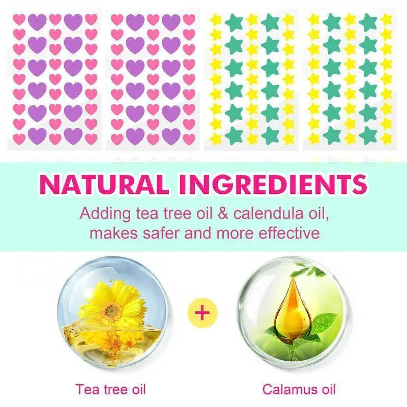 Colorful Hydrocolloid Acne Patches Fun Pimple Treatment