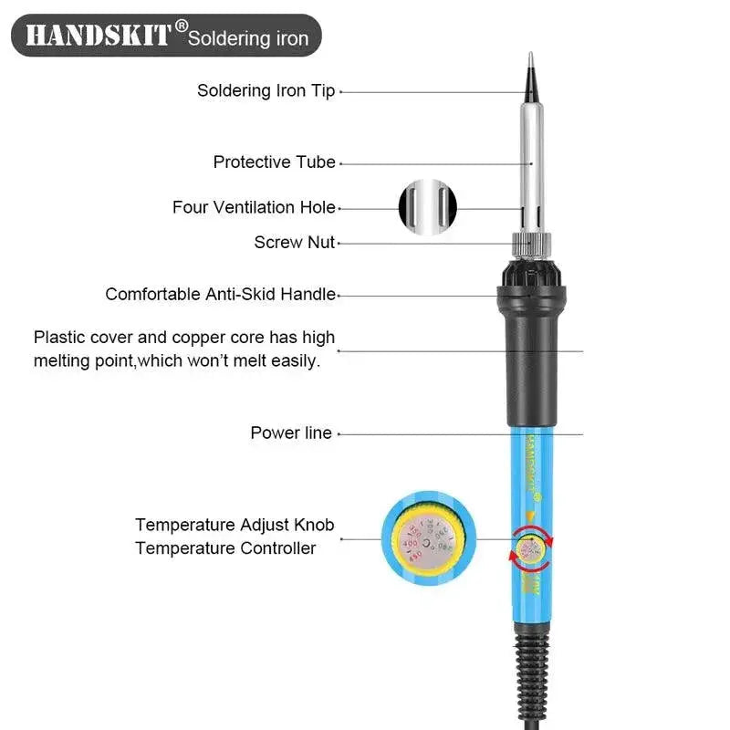 Adjustable Temperature Soldering Iron Kit Precision Tools