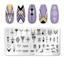 Stainless Steel Nail Art Stamping Plate Set for Manicures