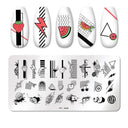Stainless Steel Nail Art Stamping Plate Set for Manicures