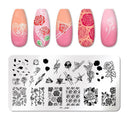 Stainless Steel Nail Art Stamping Plate Set for Manicures