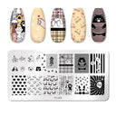Stainless Steel Nail Art Stamping Plate Set for Manicures