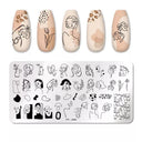 Stainless Steel Nail Art Stamping Plate Set for Manicures