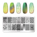 Stainless Steel Nail Art Stamping Plate Set for Manicures