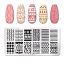 Stainless Steel Nail Art Stamping Plate Set for Manicures