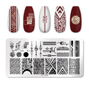 Stainless Steel Nail Art Stamping Plate Set for Manicures