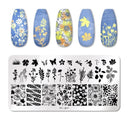 Stainless Steel Nail Art Stamping Plate Set for Manicures