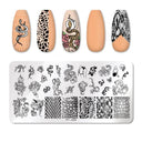 Stainless Steel Nail Art Stamping Plate Set for Manicures