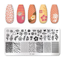 Stainless Steel Nail Art Stamping Plate Set for Manicures