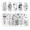 Stainless Steel Nail Art Stamping Plate Set for Manicures