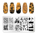 Stainless Steel Nail Art Stamping Plate Set for Manicures